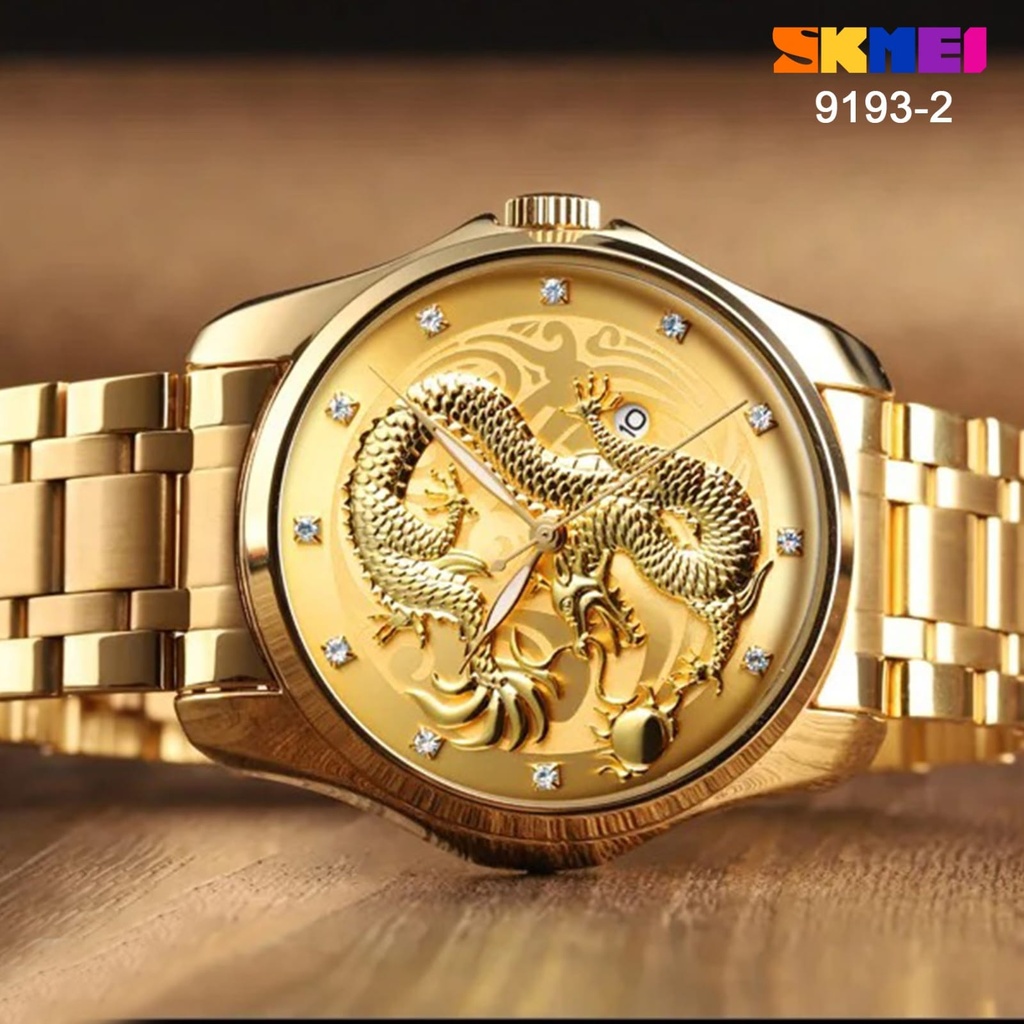 RELOJ METALICO DRAGÓN SKMEI
