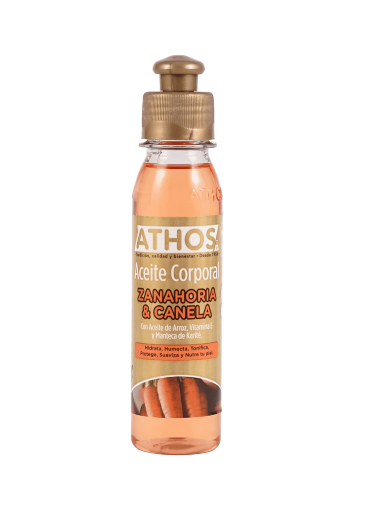 ACEITE DE ZANAHORIA Y CANELA ATHOS 120 ml.