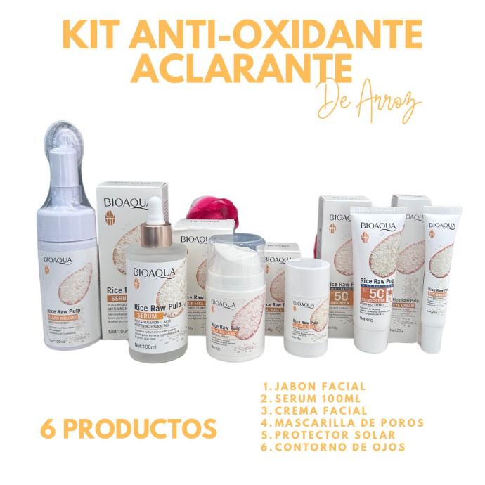 KIT ACLARANTE DE ARROZ*6