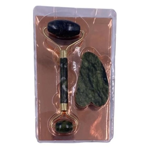 SET RODILLO + GUA SHA JADE