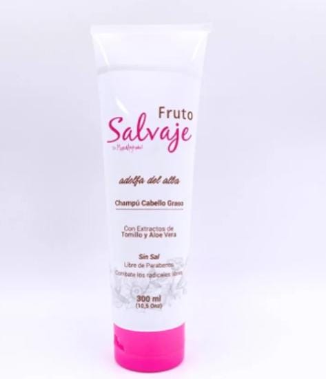 SHAMPOO CABELLO GRASO ADELFA DEL ALFA FRUTO SALVAJE 300ml.