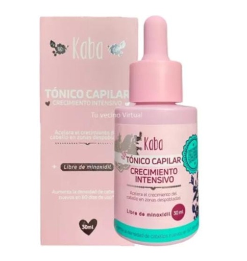 TÓNICO CAPILAR CRECIMIENTO INTENSIVO KABA 30ml