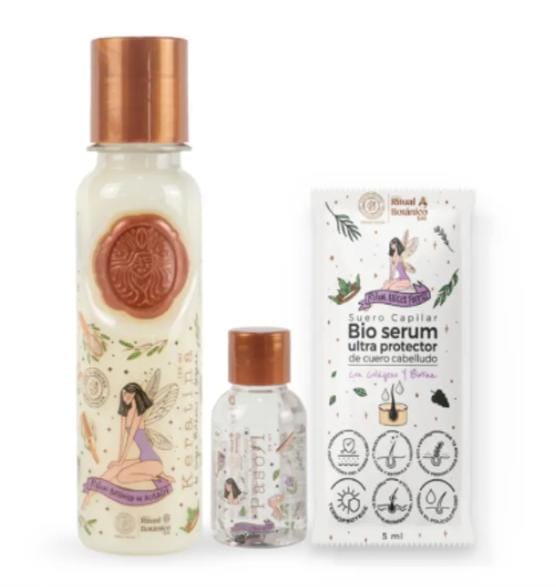 KIT KERATINA 120ml RITUAL BOTÁNICO