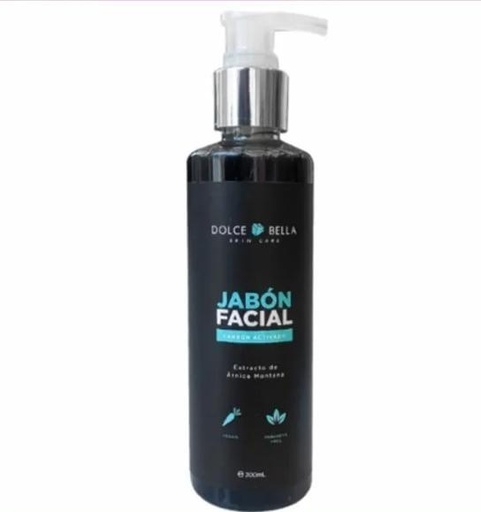 JABON FACIAL CARBÓN ACTIVADO DOLCE BELLA